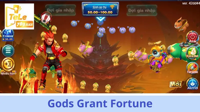 Gods Grant Fortune - Tham gia bắn cá đổi thưởng thú vị