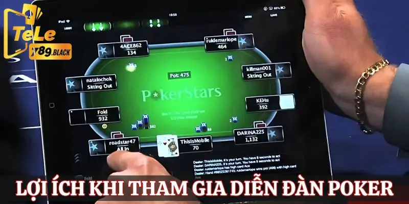 Diễn đàn Poker đem lại lợi ích gì cho người chơi?