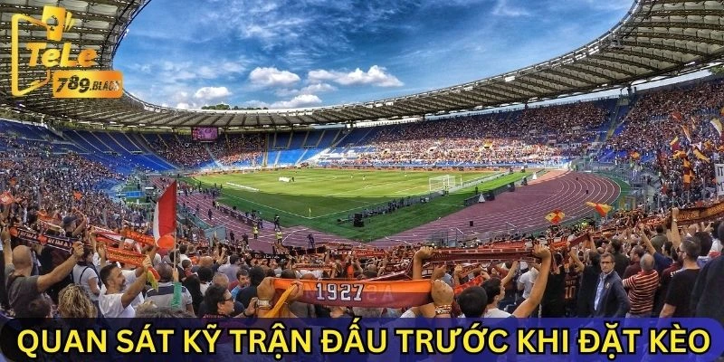 Quan sát kỹ trận đấu trước khi đặt kèo